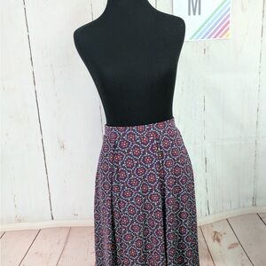 Floral Patterned Skirt - Multicolor